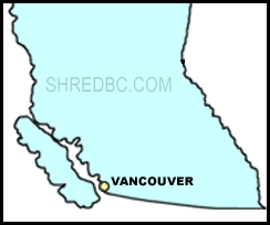 Shred BC Map