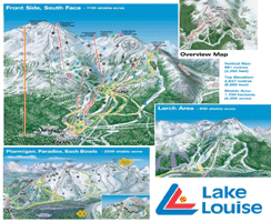 Lake Louise Resort trail map
