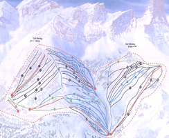 Fortress Mountain trail map