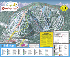 Kimberley Resort trail map