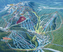 Sun Peaks Resort trail map