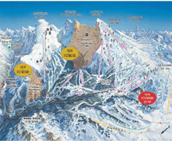 Sunshine Village trail map